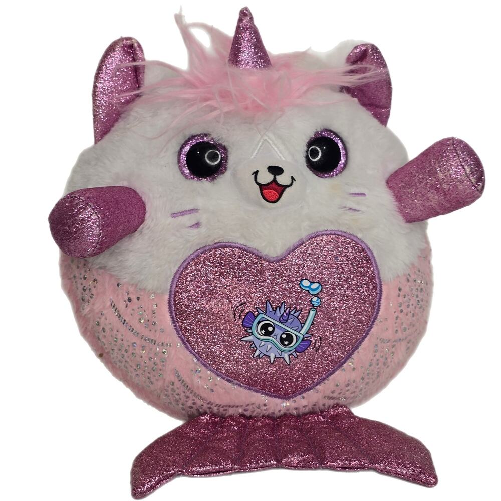 Zuru Mermaidcorn Kitten Rainbocorns Mermaidcorn Pink Plush Stuffed Animal Toy